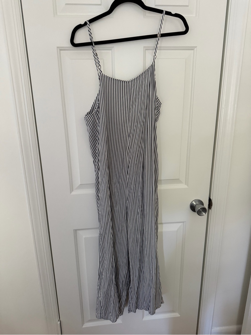 Show Me Your MuMu Black and White Striped Jumpsuit
